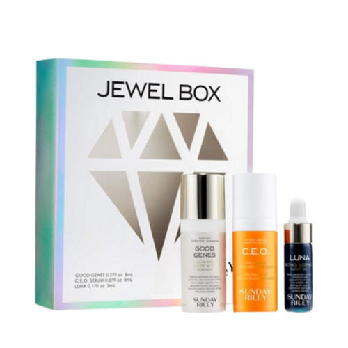 Sunday Riley Jewel Box Kit, 1 set Sunday Riley Jewel Box Kit on white background