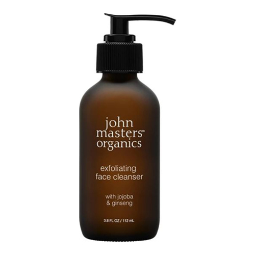 John Masters Organics Jojoba and Ginseng Exfoliating Face Cleanser, 107ml/3.6 fl oz John Masters Organics Jojoba and Ginseng Exfoliating Face Cleanser on white background