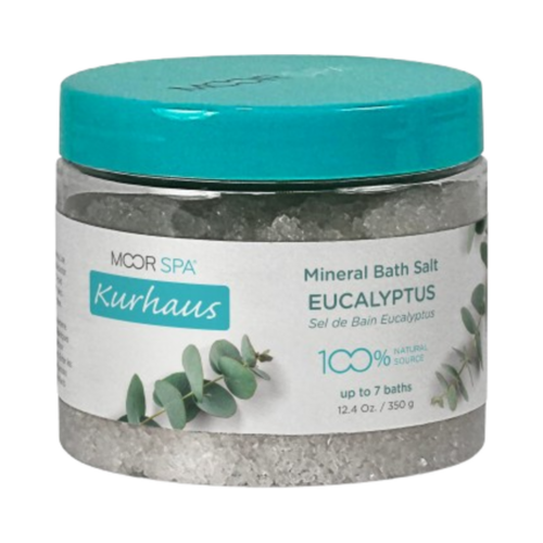 Moor Spa Kurhaus Eucalyptus Bath Salts on white background