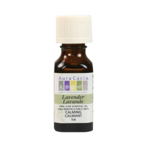 Aura Cacia Lavender Oil, 15ml/0.51 fl oz Aura Cacia Lavender Oil on white background