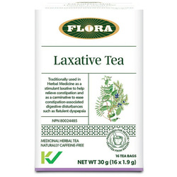 Laxative Tea on white background