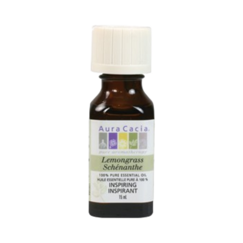 Aura Cacia Lemongrass, 15ml/0.51 fl oz Aura Cacia Lemongrass on white background
