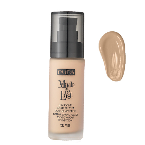 Pupa Made to Last Foundation - 001 Light Ivory, 30ml/1 fl oz Pupa Made to Last Foundation - 001 Light Ivory on white background