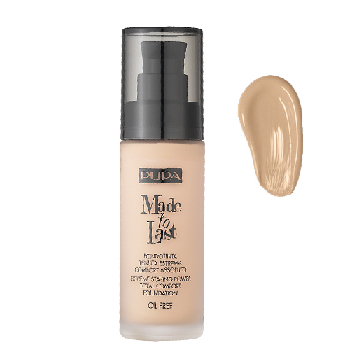 Pupa Made to Last Foundation - 001 Light Ivory, 30ml/1 fl oz Pupa Made to Last Foundation - 001 Light Ivory on white background