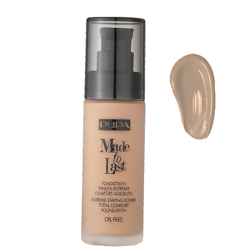 Pupa Made to Last Foundation - 001 Light Ivory, 30ml/1 fl oz Pupa Made to Last Foundation - 001 Light Ivory on white background