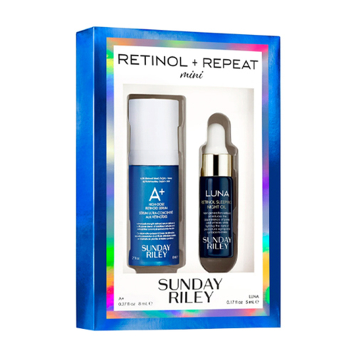 Sunday Riley Mini Retinol and Repeat Travel Kit, 1 set Sunday Riley Mini Retinol and Repeat Travel Kit on white background