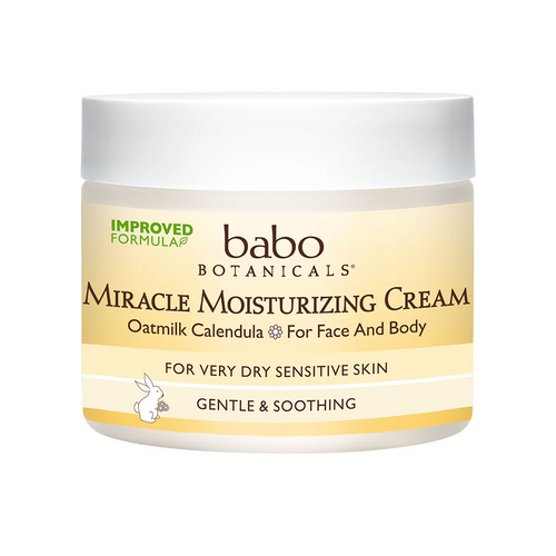 Babo Botanicals Miracle Moisturizing Cream, 60ml/2.03 fl oz Babo Botanicals Miracle Moisturizing Cream on white background
