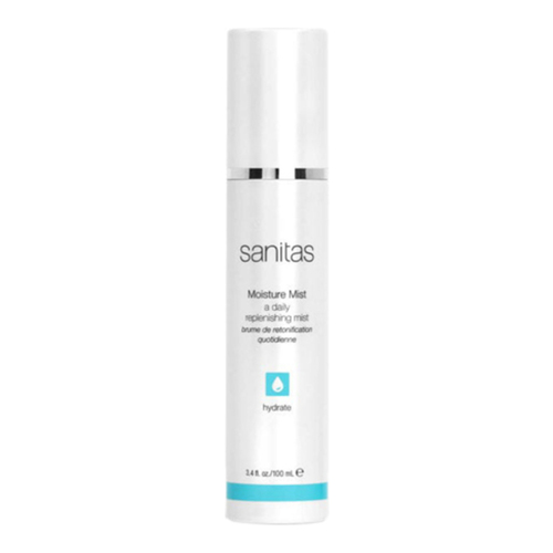 Sanitas Moisture Mist on white background