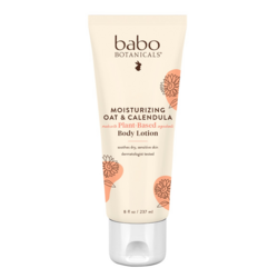 Moisturizing Oat and Calendula Body Lotion on white background