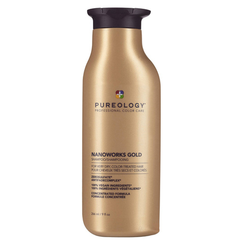 Pureology Nano Works Gold Shampoo, 266ml/6.8 fl oz Pureology Nano Works Gold Shampoo on white background