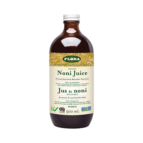 Flora Noni Juice (Fresh Hawaiian) on white background