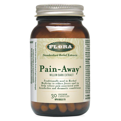 Flora Pain-Away, 30 capsules Flora Pain-Away on white background