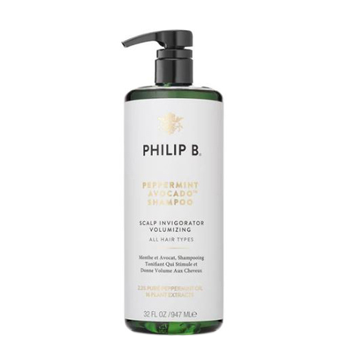 Philip B Botanical Peppermint Avocado Shampoo, 947ml/32 fl oz Philip B Botanical Peppermint Avocado Shampoo on white background