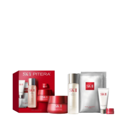 Pitera Anti Aging Set on white background
