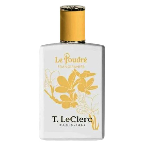 T LeClerc Poudre Frangipanier, 50ml/1.69 fl oz T LeClerc Poudre Frangipanier on white background