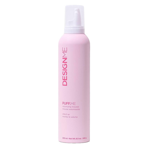 DESIGNME Puff.Me Hair Volumizing Mousse, 58ml/1.96 fl oz DESIGNME Puff.Me Hair Volumizing Mousse on white background