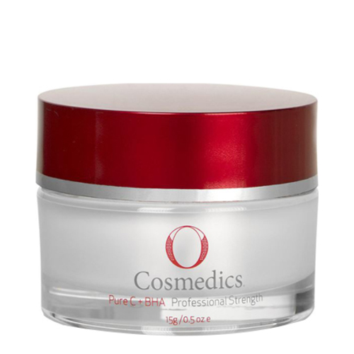 O Cosmedics Pure C + BHA, 15g/0.5 oz O Cosmedics Pure C + BHA on white background