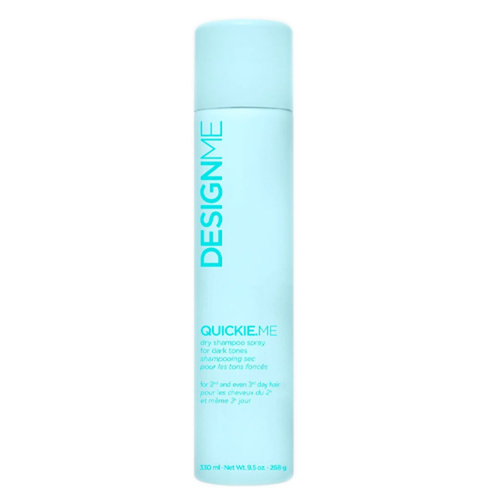 DESIGNME Quickie.Me Dry Shampoo Spray for Dark Tones, 339ml/7 fl oz DESIGNME Quickie.Me Dry Shampoo Spray for Dark Tones on white background