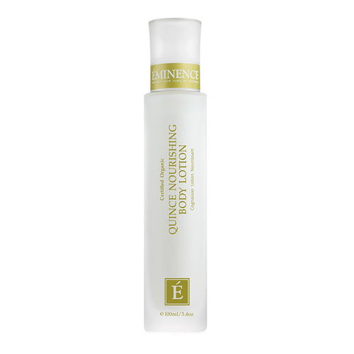 Eminence Organics Quince Nourishing Body Lotion on white background