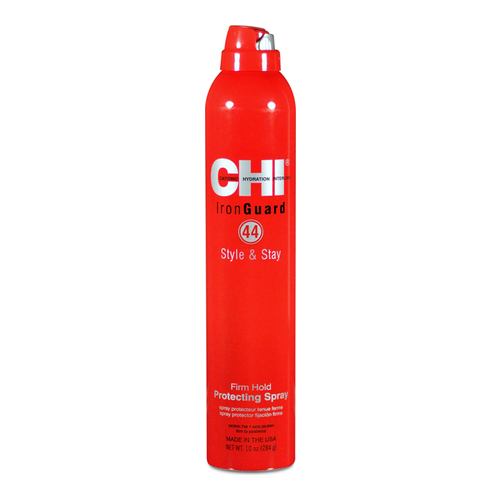 CHI 44 Style and Stay Firm Thermal Protection Spray, 283g/10 oz CHI 44 Style and Stay Firm Thermal Protection Spray on white background