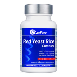 Red Yeast Rice Complex on white background