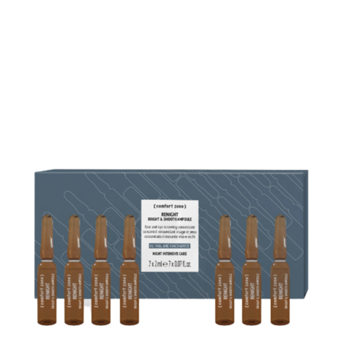 comfort zone Renight Bright and Smooth Ampoules, 7 x 2ml/0.07 fl oz comfort zone Renight Bright and Smooth Ampoules on white background