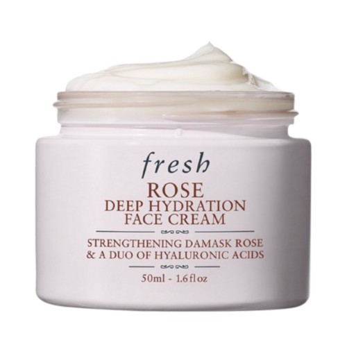 Fresh Rose Deep Hydration Face Cream, 50ml/1.69 fl oz Fresh Rose Deep Hydration Face Cream on white background