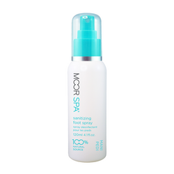Sanitizing Foot Spray on white background