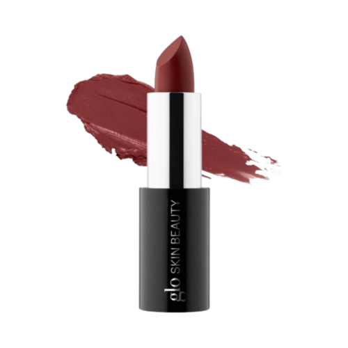 Glo Skin Beauty Satin Lipstick - Peach Bliss, 1 piece Glo Skin Beauty Satin Lipstick - Amaretto on white background