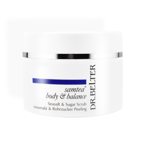 Dr. Belter Seasalt and Sugar Scrub, 230ml/7.78 fl oz Dr. Belter Seasalt and Sugar Scrub on white background