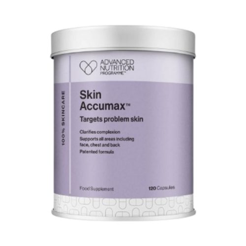 Advanced Nutrition Programme Skin Accumax, 120 capsules Advanced Nutrition Programme Skin Accumax on white background