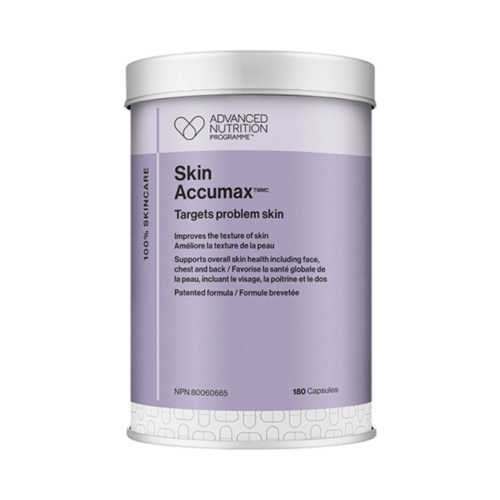 Advanced Nutrition Programme Skin Accumax, 120 capsules Advanced Nutrition Programme Skin Accumax on white background