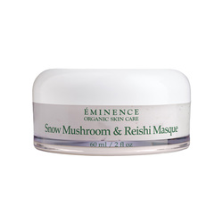 Snow Mushroom and Reishi Masque on white background