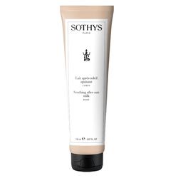 Soothing After-sun Body Milk on white background
