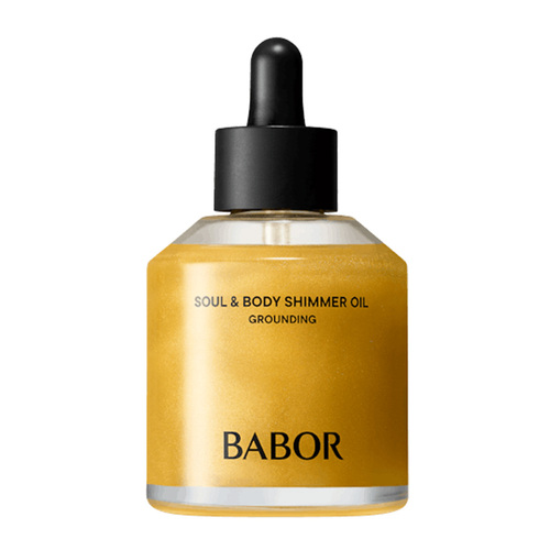 Babor Soul and Body Shimmer Oil Grounding on white background