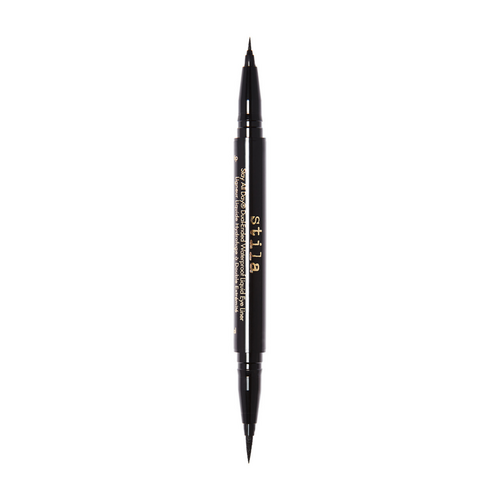 Stila Stay All Day Dual-Ended Waterproof Liquid Eye Liner - Dark Brown, 1 piece Stila Stay All Day Dual-Ended Waterproof Liquid Eye Liner - Dark Brown on white background
