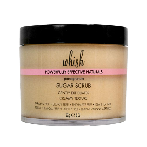 Whish Sugar Scrub - Coconut, 227g/8 oz Whish Sugar Scrub - Coconut on white background