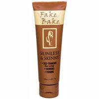 Fake Bake  on white background