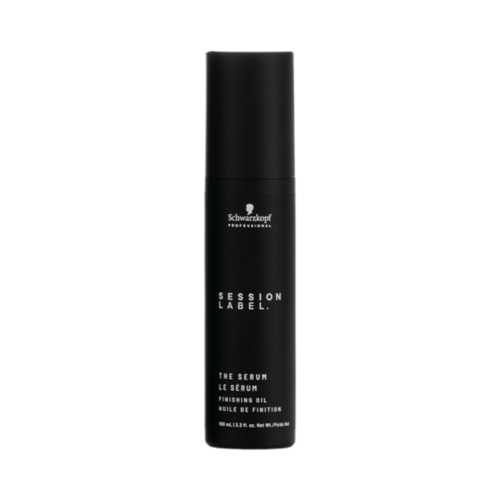 Session Label The Serum Finishing Oil on white background
