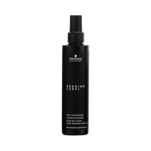 Session Label The Thickener Blow-Dry Spray on white background