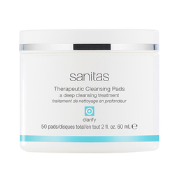 Therapeutic Cleansing Pads on white background