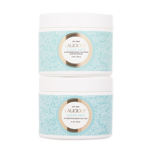 LaLicious Travel Besties - Sugar Reef, 2 x 56g/2 oz LaLicious Travel Besties - Sugar Reef on white background