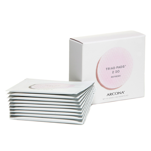 Arcona Triad Pads 2 Go (10 Pads), 1 set Arcona Triad Pads 2 Go (10 Pads) on white background