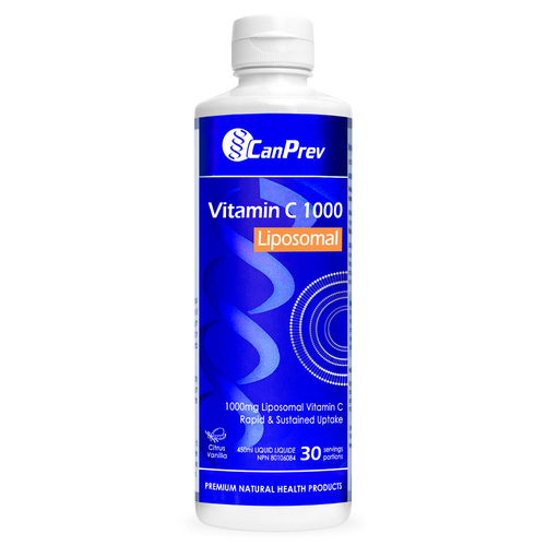 CanPrev Vitamin C 1000 Liposomal - Citrus Vanilla, 450ml/15.22 fl oz CanPrev Vitamin C 1000 Liposomal - Citrus Vanilla on white background