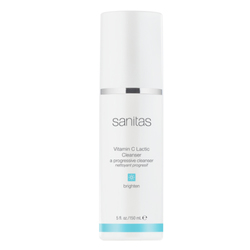 Vitamin C Lactic Cleanser on white background