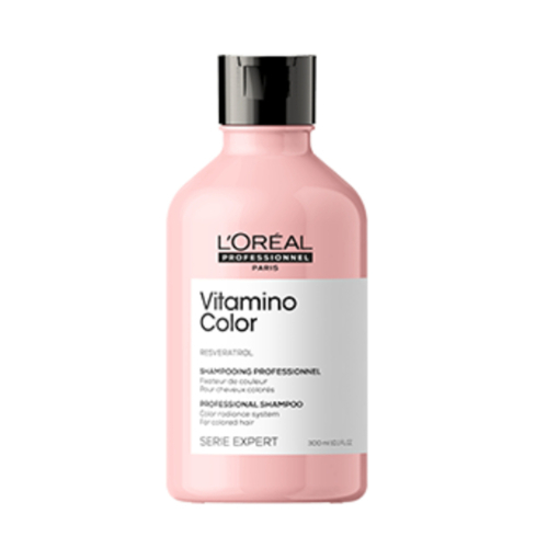 L'oreal Professional Paris Vitamino Color Reservatrol Color Radiance Shampoo, 300ml/10.1 fl oz Loreal Professional Paris Vitamino Color Reservatrol Color Radiance Shampoo on white background