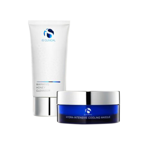 iS Clinical Warm Up Cool Down Facial, 1 set iS Clinical Warm Up Cool Down Facial on white background
