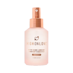 Water Based Lubricant on white background