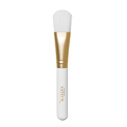 Wooden Face Mask Brush on white background