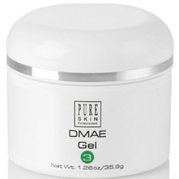 Pure Skin Formulations DMAE Gel on white background